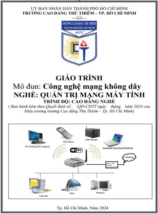 Giáo trình Công nghệ mạng không dây
