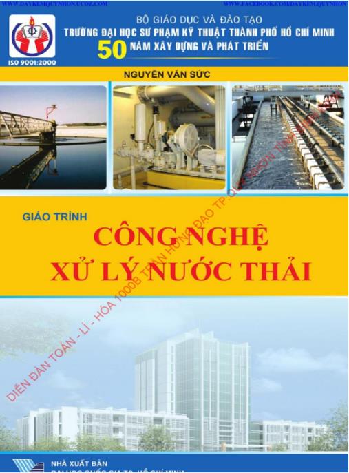 Giáo trình Công nghệ xử lý nước thải – Phần 1