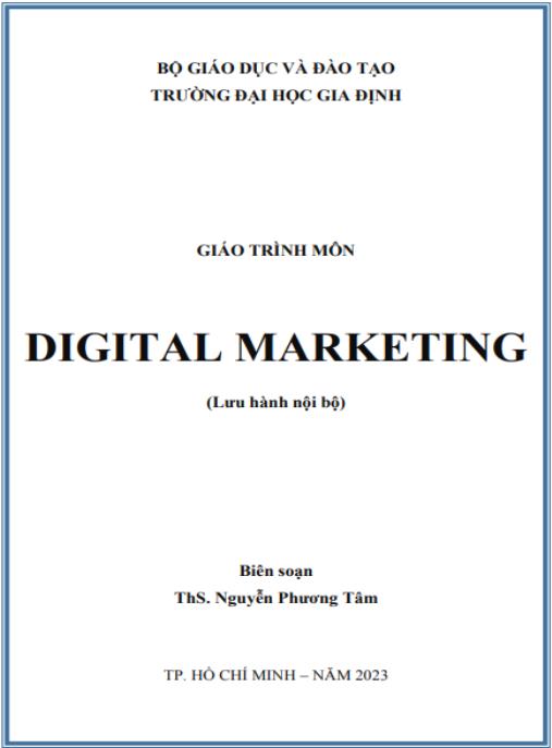 Giáo trình Digital marketing