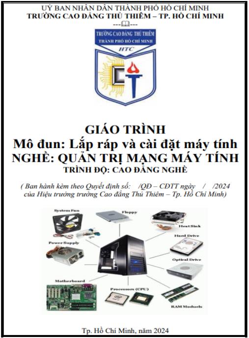 Giáo trình Lắp ráp và cài đặt máy tính