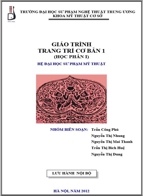 Giáo trình Trang trí cơ bản Phần 1