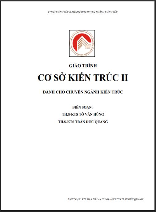 Giáo trình cơ sở kiến trúc II
