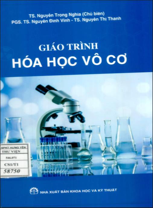 Giáo trình hóa học vô cơ