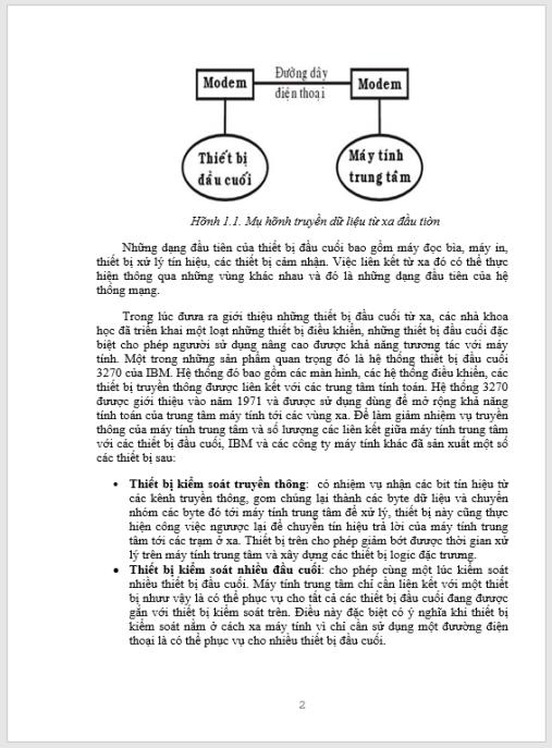 Giáo trình mạng máy tính cơ bản