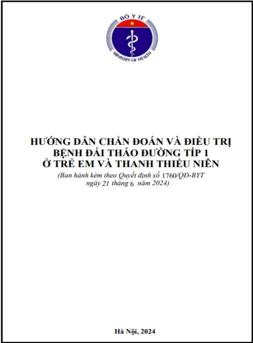 Hướng dẫn chẩn đoán và điều trị bệnh đái tháo đường típ 1 ở trẻ em và thanh thiếu niên