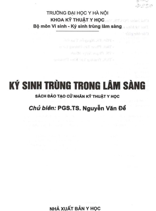 Ký Sinh Trùng Trong Lâm Sàng
