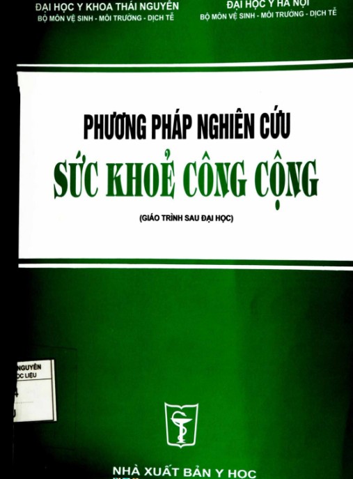 Phương Pháp Nghiên Cứu Sức Khỏe Công Cộng