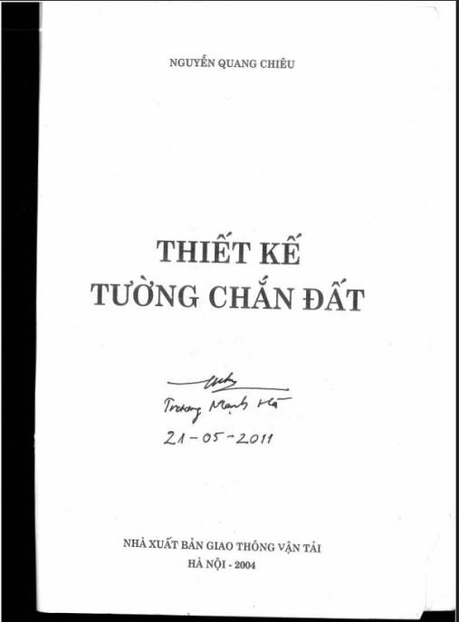 Thiết Kế Tường Chắn Đất