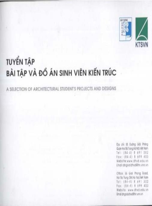 Tuyển Tập Bài Tập Và Đồ Án Sinh Viên Kiến Trúc