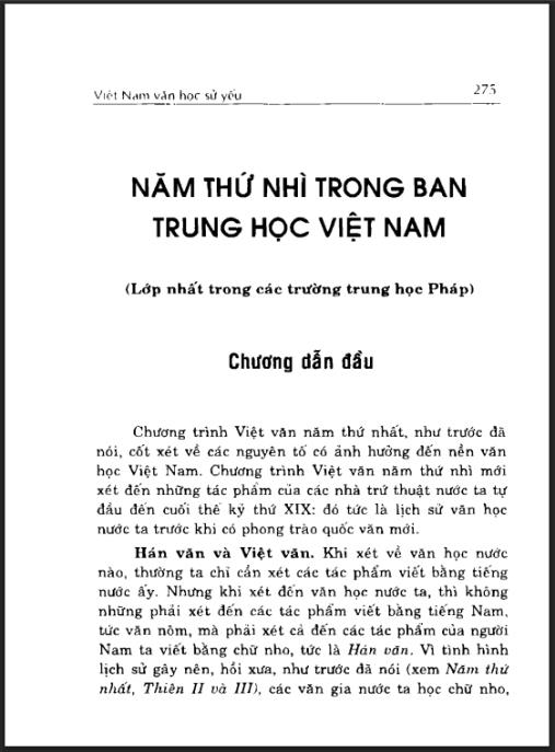 Việt Nam văn học sử yếu – Phần 2