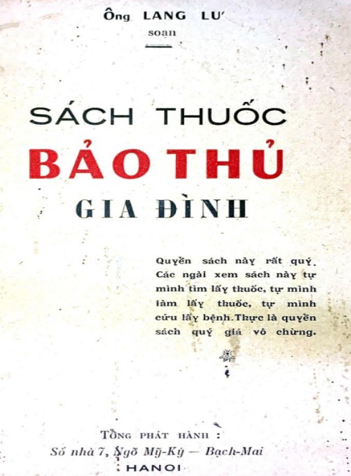 Sách Thuốc Bảo Thủ Gia Đình