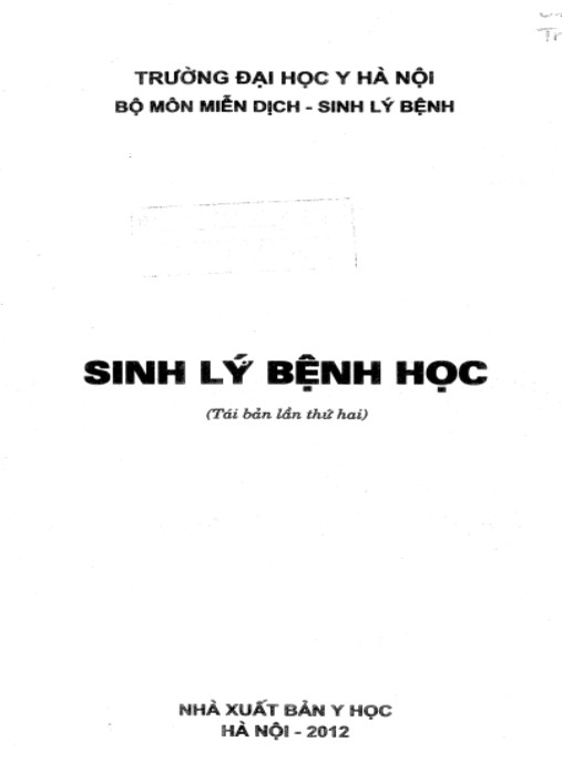 Sinh Lý Bệnh Học