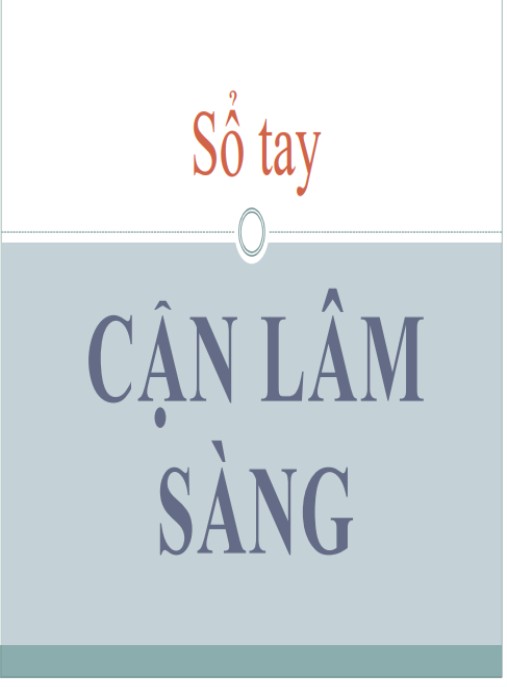 Sổ Tay Lâm Sàng