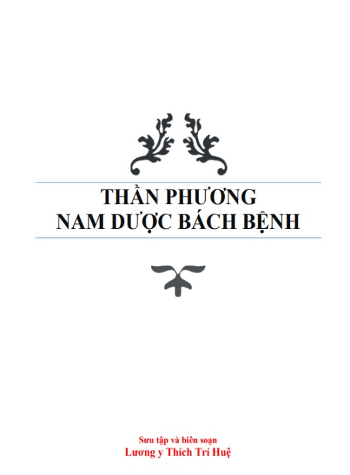 Thần Phương Nam Dược Bách Bệnh