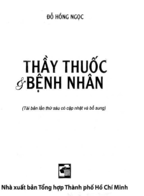 Thầy Thuốc Và Bệnh Nhân